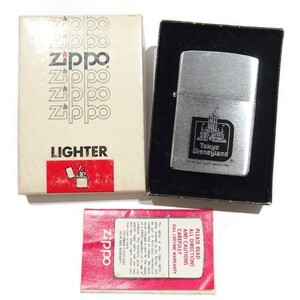 美品★ZIPPO Tokyo Disneyland 1982年製 ロゴ ライター ジッポー アンティーク ヴィンテージ 東京ディズニーランド★