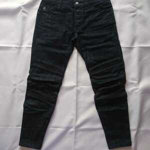 美品 G-STAR RAW MOTAC DECONSTRUCTED 3D SLIM 33×32 ジースターロウ D06154-8454-1241 ジースターロゥ ジーンズ デニム 