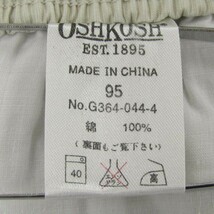 オシュコシュ プリーツスカート ショート丈 刺繍 女の子用 95サイズ 白 キッズ 子供服 OSHKOSH_画像4