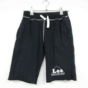  Lee sweat pants knees height waist rubber for boy 140 size black Kids child clothes Lee