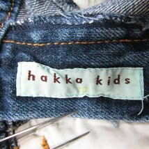 ハッカ キッズ デニムパンツ ジーンズ ウエストゴム 女の子用 110サイズ 紺 キッズ 子供服 hakka kids_画像3