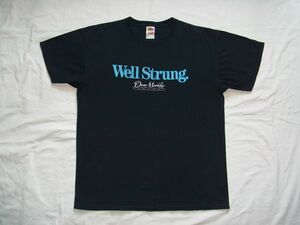 ☆ 00s ビンテージ Dean Markley Strings ディーン・マークレイ Tシャツ sizeXL 黒 ☆USA古着 ロック 企業物 ギター 弦 ダダリオ 90s OLD