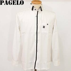 ★PAGELO★SALE BDオープンシャツ【白L】秋冬モデル 15120127 パジェロ