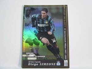 WCCF 2016-2017 ATLE-EXT ディエゴ・シメオネ　Diego Simeone 1970 Argentina　FC Inter Milano 1997-1999 Extra Card