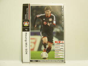 ■ WCCF 2013-2014 白 ソン・フンミン　Heung-Min Son 1992 Korea　Bayer04 Leverkusen Germany 13-14 #080 Panini