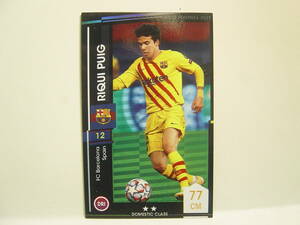  WCCF FOOTISTA 2021 リキ・プッチ　Ricard Riqui Puig Marti 1999 Spain　FC Barcelona 20-21 Panini F21