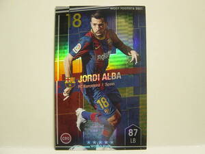 WCCF FOOTISTA 2021 ジョルディ・アルバ　Jordi Alba 1989 Spain　FC Barcelona 20-21　F21R