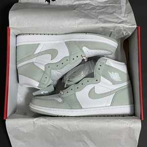 US10.5 27.5cm NIKE WMNS AIR JORDAN HIGH OG SEAFOAM CD0461-002 ナイキ ウィメンズ エアジョーダン 1 ハイ シーフォーム