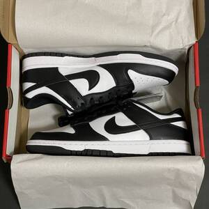 US10.5 27.5cm NIKE WMNS DUNK LOW WHITE BLACK DD1503-101 ナイキ ウィメンズ ダンク ロー ホワイト ブラック