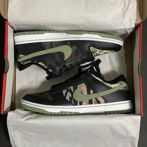 US9.5 27.5cm NIKE DUNK LOW SE BLACK MULTI CAMO DH0957-001 ナイキ ダンク ロー ブラック マルチ カモ