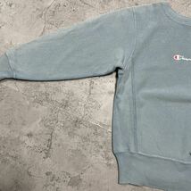 champion チャンピオン スウェット トレーナー reverse weave リバースウィーブ 刺繍ロゴ 青タグ　復刻 センターロゴ 玉FL1567_画像4