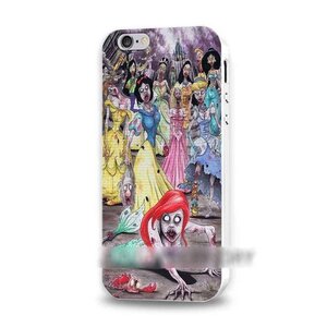 iPhone 14 Plus 14 Pro Max アイフォン プラス プロ マックス ゾンビ プリンセス 姫 ホラー スマホケース アートケース カバー