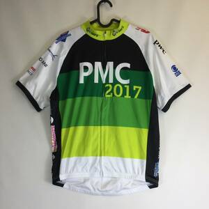 ニューバランス NEW BALANCE サイクルジャージ 半袖 メンズLサイズ PMC2017 PAN-MASS CHALLENGE