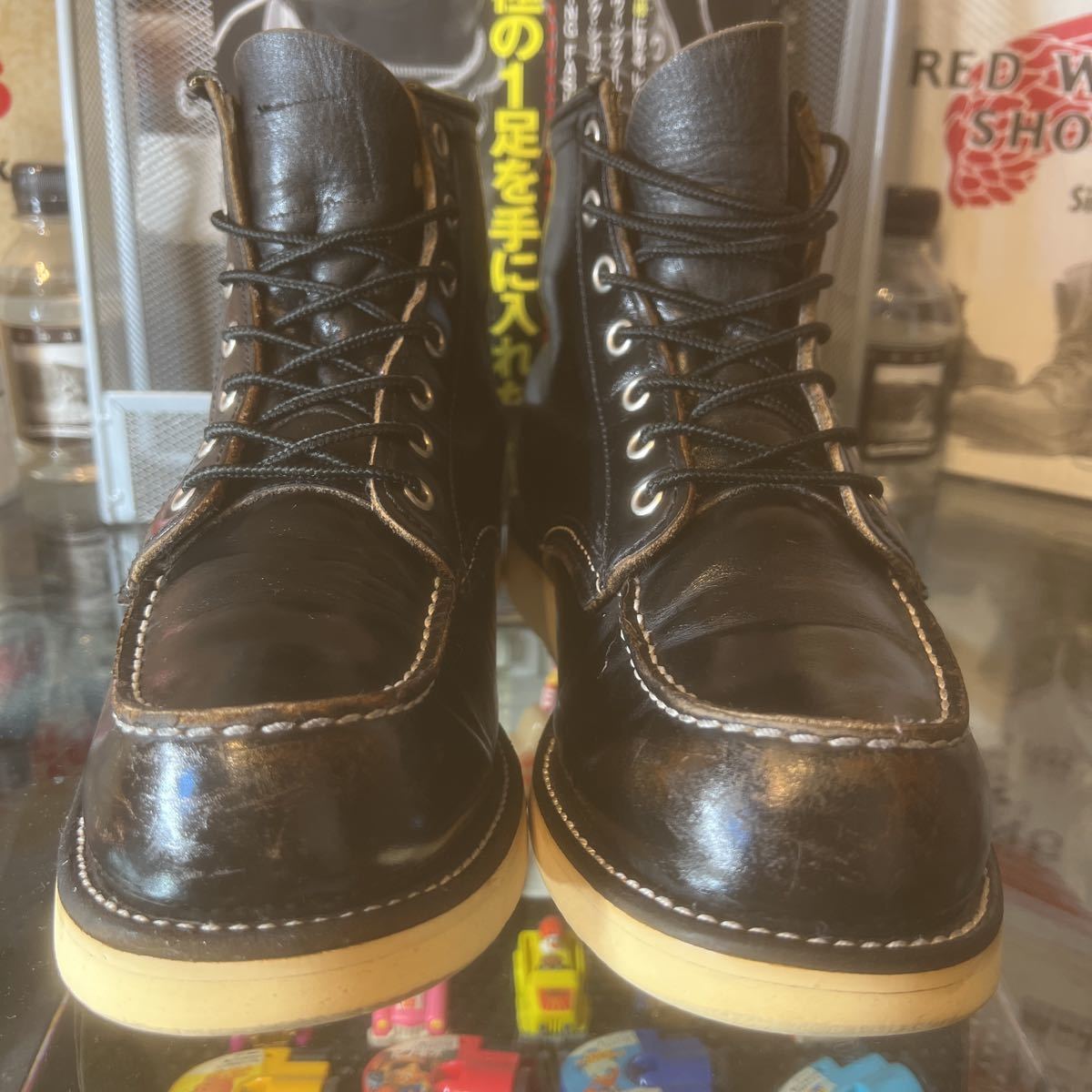 70s-80s【極上茶芯】プリント羽根 レッドウイング 8179 9874 | www