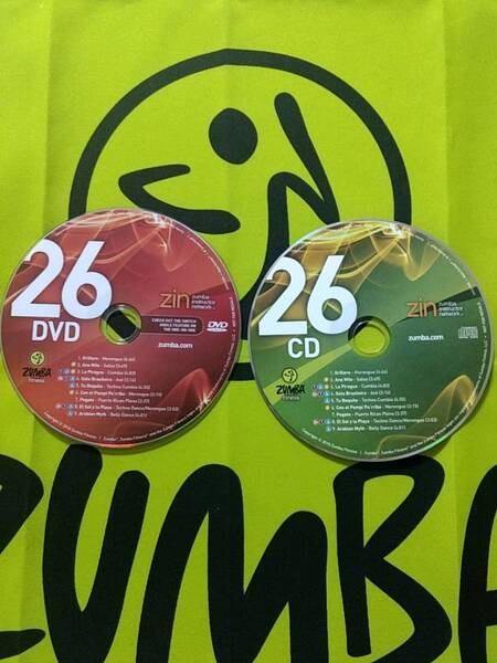 即決 ZUMBA ズンバ ZIN26 DVD & CD インストラクター専用