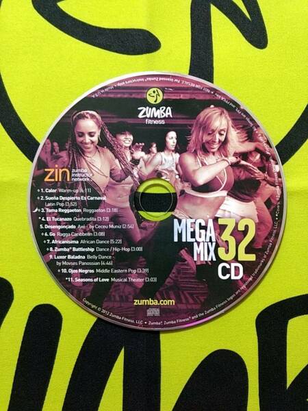 ZUMBA　ズンバ　MEGAMIX32　メガミックス３２　CD　インストラクター専用