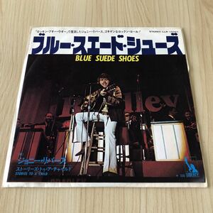 【国内盤7inch】ジョニーリバース ブルースエードシューズ JOHNNY RIVERS BLUE SUEDE SHOES STORIESTO A CHILD /EP レコード/ LLR10321 /