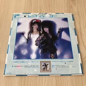 【国内盤7inch】ストロベリースウィッチブレイド STRAWBERRY SWITCHBLADE LET HER GO BEAUTIFUL END /EP レコード/P1990/洋楽ポップス