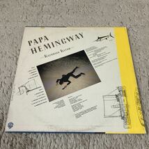 加藤和彦 パパヘミングウェイ KAZUHIKO KATOH PAPA HEMINGWAY / LP レコード / K-10019W / ライナー有 / 和モノ /_画像2