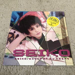 【シュリンク付】松田聖子 SEIKO SOUND OF MY HEART SEIKO MATSUDA TOUCH ME / LP レコード / 28AH 1010 / 歌詞カード有 / 昭和アイドル