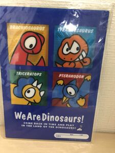 希少サンリオ　【we are dinosaurs！下敷き】未使用品