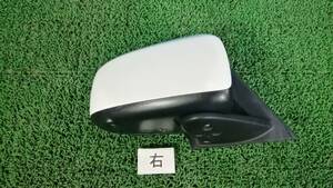604-M0918d* Nissan Dayz DBA- B21A right door mirror W37 white solid X V selection H30 year 9 pin side mirror 