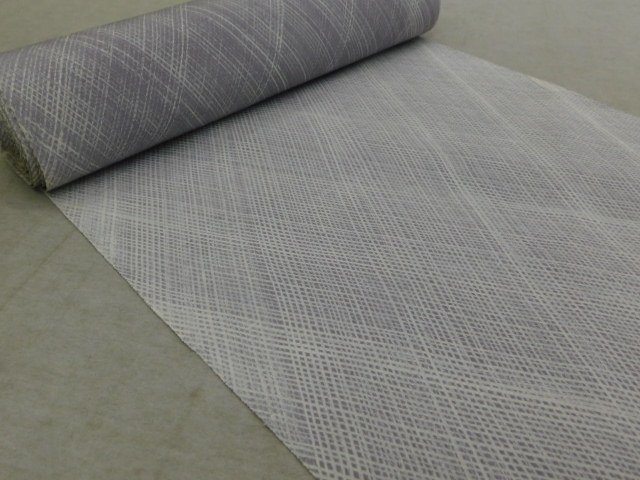 [Rakufu Special Selection] P19052 Hand-painted roketsu-dyed modern komon pattern Unwrapped and washed Re-order Auction t, Women's kimono, kimono, Small pattern, Untailored