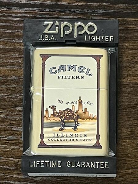 zippo CAMEL ILLINOIS 限定品 キャメル イリノイ州 1997年製 FILTERS COLLECTOR'S PACK アメリカ 合衆国 特殊加工品 デットストック