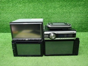 ジャンク品 トヨタ純正 カロッツェリア JVC ポータブルナビ ナビ オーディオ 5点セット 220920003