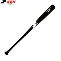 送料無料 【USA物】SSK エスエスケイ 木製 バット MLB モデル [ロビンソン・カノ 選手] ブラック ホワイト ロゴ _画像1