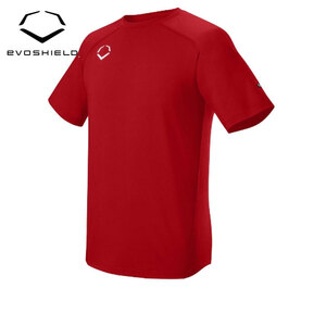 【USA物】Evoshield エボシールド プロチーム トレーニング Tシャツ 野球 練習着 （WTV9701) レッド サイズL wlwtv9701redl