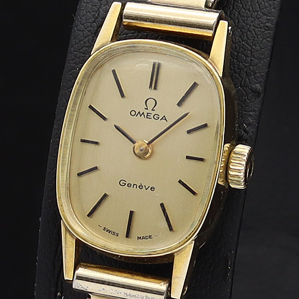 大特価!! 【即決】 OMEGA オメガ レディマティック 手巻き 腕時計 ...