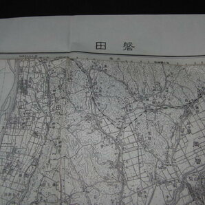 ca1-17■古地図「磐田」明治２２年測量 昭和３４年発行/5万分の１/国土地理院の画像1