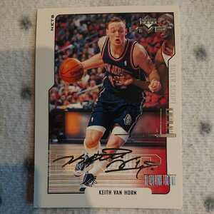 NBA カード ☆ KEITH VAN HORN SILVER SCRIPT ☆ 箔押し サイン パラレル ☆ 2000 UPPER DECK MVP ☆ キース バン ホーン ☆ ネッツ NETS