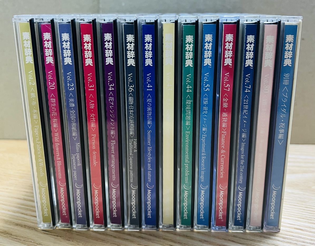 素材辞典 フリー素材画像CD-ROM 55枚セット 素材辞典 フリー素材画像CD-ROM 55枚セット
