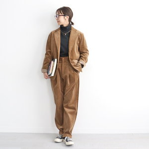 新品未使用　LENO コーデュロイ 2BUTTON CORDUROY JACKET　 ジャケット リノ　　ユニセックス　　オフホワイト