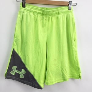 UNDER ARMOUR/アンダーアーマー ハーフパンツ スポーツウェア ライムグリーン サイズYLG キッズ