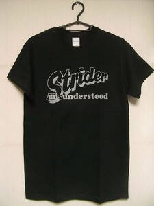 ストライダー★即決★新品バンドＴシャツ★STRIDER★MISUNDERSTOOD★BLACK×GREY★S/M/L/XLサイズ対応可/70'S UKロック関連