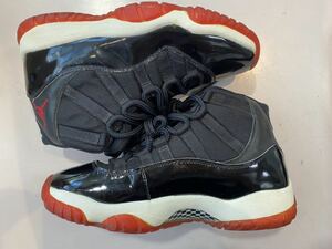 1996 NIKE AIR JORDAN 11 BRED OG US8 新品 130245-062