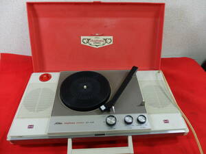 **TOSHIBA Toshiba rhythmy STEREO GP-23S portable turntable antique retro **