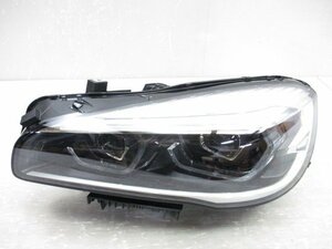 即決あり 取付部破損無 BMW 2シリーズ F45 F46 後期 純正 左 LED ヘッド ライト A9 8738643-04 (B030222)