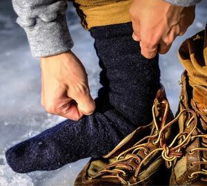 YETINA Antarctica Socks ウール　ソックス　山と道　ハイカー　モンベル　冬季　登山　靴下　フリーサイズ