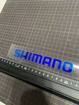 シマノ　SHIMANO カッティングステッカー　ミラーブルー　メッキ風青　検索　シマノ　フィッシング　釣り　キラキラ　_画像3