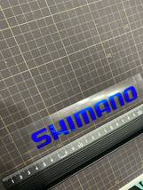 シマノ　SHIMANO カッティングステッカー　ミラーブルー　メッキ風青　検索　シマノ　フィッシング　釣り　キラキラ　_画像4