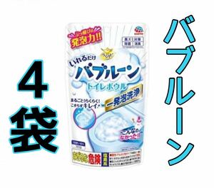 らくハピ いれるだけバブルーン トイレボウル　4袋