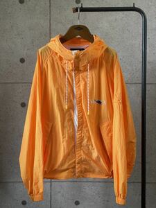 90's NAUTICA Nylon Hooded Jacket Orange ナイロンフーデットジャケット オレンジ ワイドサイズ サイズL ノーティカ 90年代 古着 vintage