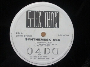 O4DD SYNTHEMESK 666 dentifikation Division Mix Ai Mix Altra Data Mix n-Out99 Mix 国内 12ich EP 
