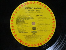 Colonel Abrams You Don't Know The Somebody Tell Me Mixes 米12inch EP Bass Tone Club Mix he Colonel's Mix Radio Mix Papa's Club Mix_画像4