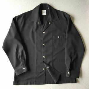 美品　TAKEO KIKUCHI タケオ　キクチ　オーバーシャツジャケット　ブラック　サイズ２(M)