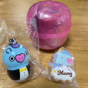 未使用 BTS J-HOPE エコバッグ かぷばっぐ TinyTAN TinyMART ガチャ & クーナッツ & クッキーチャームセットBT21 MANG タイニータン マング